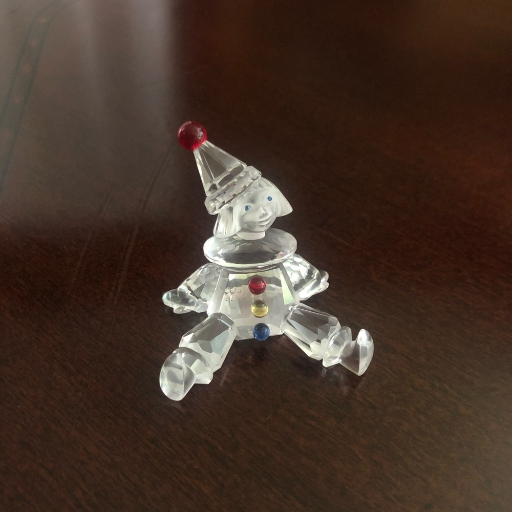 Swarovski Crystal Clown figurine